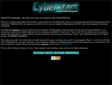 Tablet Screenshot of cyberstart.com